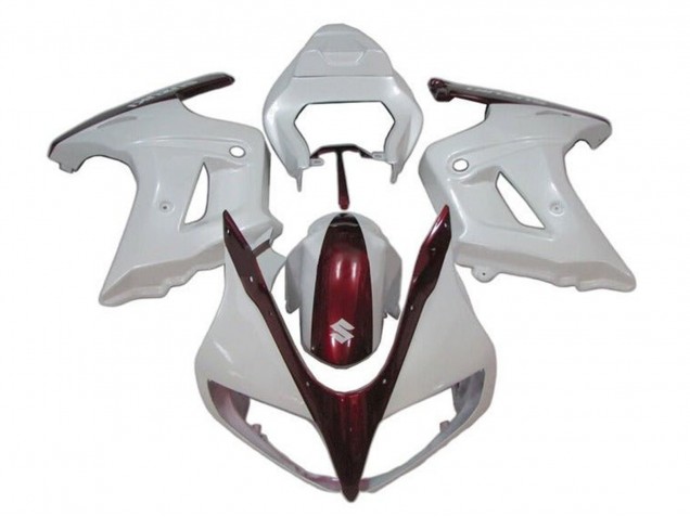 Carenados Moto Suzuki SV650 2003-2013 - Blanco Rojo Caramelo Fábrica