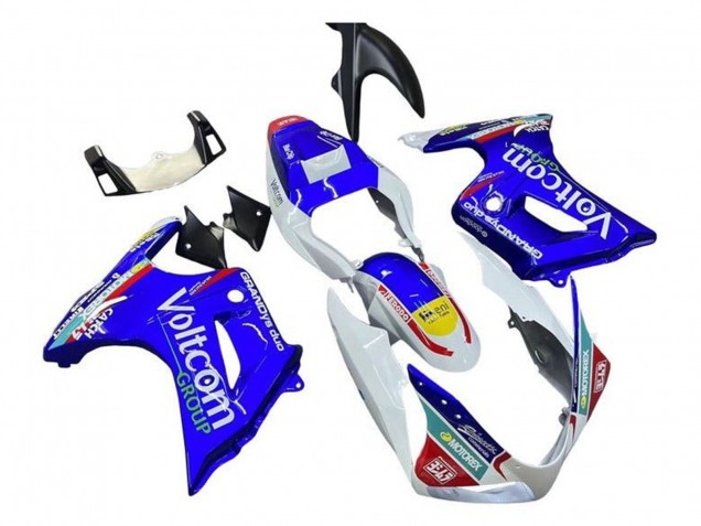 Carenados Moto Suzuki SV650 2003-2013 - Blanco Azul Voltcom Fábrica