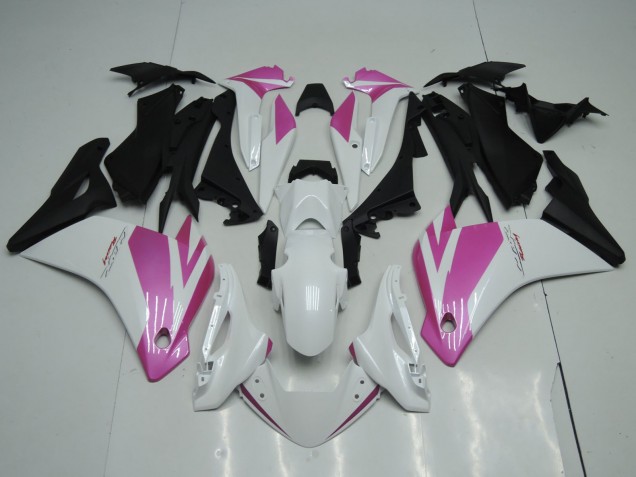 Carenados Moto Honda CBR125R 2002-2006 - Blanco Rosa Negro Mate Fábrica