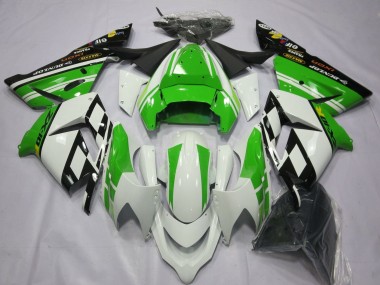 Carenados Moto Kawasaki ZX10R 2004-2005 - Blanco Verde Fábrica