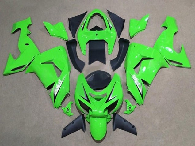 Carenados Moto Kawasaki ZX10R 2006-2007 - Verde Blanco Negro Fábrica