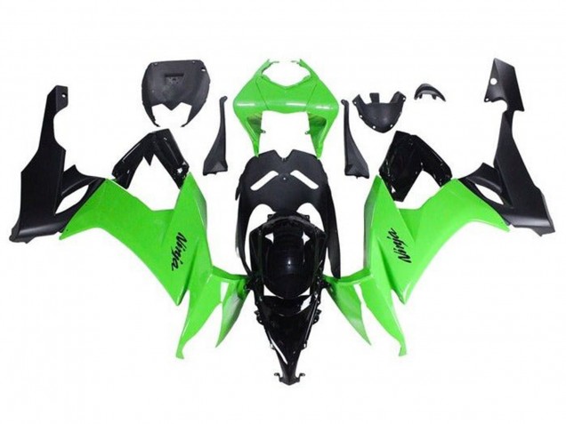 Carenados Moto Kawasaki ZX10R 2008-2010 - Verde Negro Fábrica