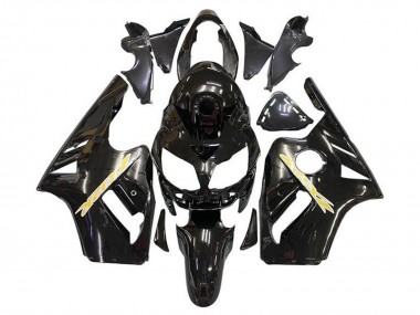 Carenado Moto Kawasaki ZX12R 2002-2006 - Negro Brillante Oro Fábrica