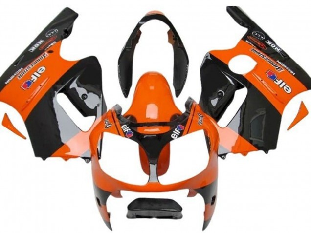 Carenados Moto Kawasaki ZX12R 2002-2006 - Naranja Negro Elf Bridgestone Fábrica