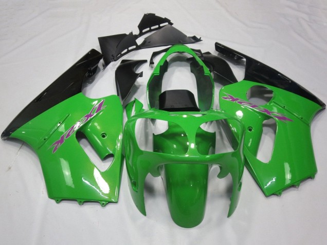Carenados Moto Kawasaki ZX12R 2002-2006 - Verde Negro Púrpura Fábrica