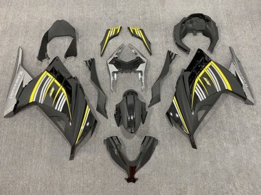 Carenados Moto Kawasaki EX300 2013-2024 - Amarillo Plata Negro Brillante Negro Mate Fábrica