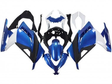 Carenados Moto Kawasaki EX300 2013-2024 - Blanco Azul Negro Fábrica