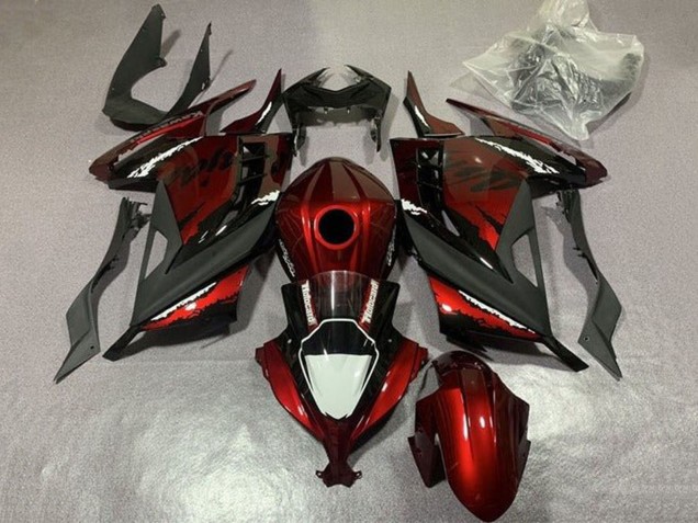 Carenados Moto Kawasaki EX300 2013-2024 - Rojo Negro Blanco Fábrica