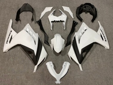 Carenados Moto Kawasaki EX300 2013-2024 - Blanco Perla Negro Fábrica