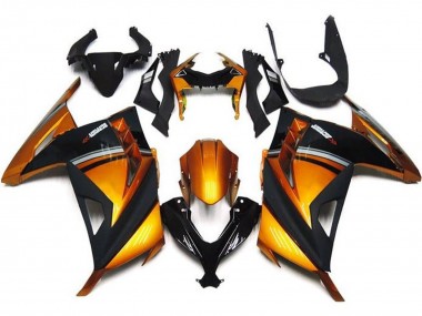 Carenados Moto Kawasaki EX300 2013-2024 - Naranja Negro Gris Fábrica
