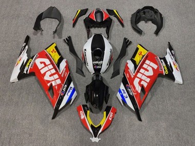 Carenados Moto Kawasaki EX300 2013-2024 - Blanco Rojo Amarillo Azul Negro Givi Fábrica