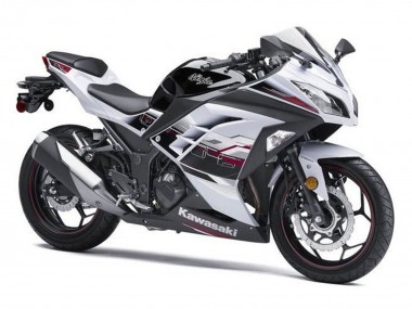 Carenados Moto Kawasaki EX300 2013-2024 - Blanco Negro Rojo Accents Fábrica