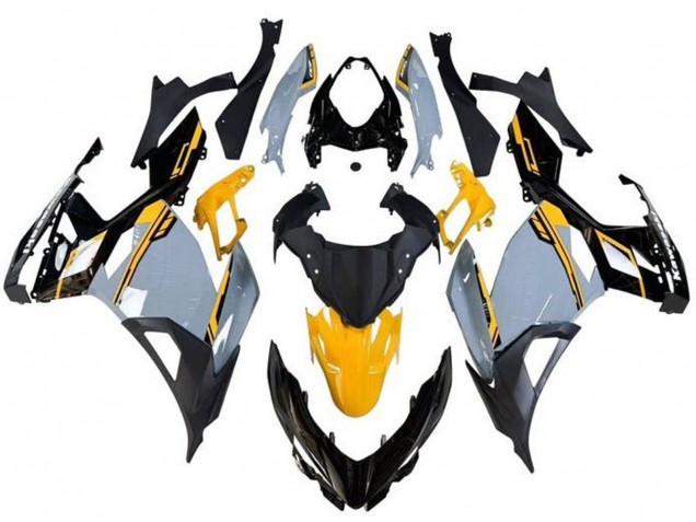 Carenados Moto Kawasaki Ninja 400 2018-2024 - Nardo Gris Naranja Negro Fábrica