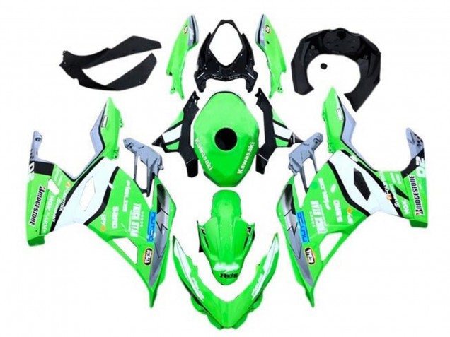 Carenados Moto Kawasaki Ninja 400 2018-2024 - Verde Gris Negro Azul Trick Star Bridgestone Fábrica