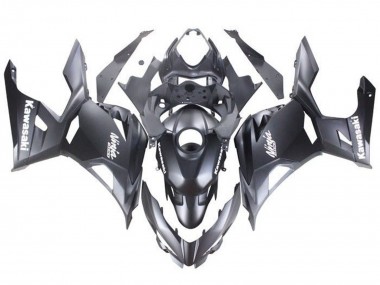Carenados Moto Kawasaki Ninja 400 2018-2024 - Negro Mate Blanco Calcomanías Fábrica
