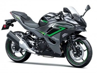 Carenados Moto Kawasaki Ninja 500 EX500R 2024-2025 - Negro Gris Verde Fábrica