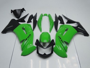 Carenados Moto Kawasaki Ninja 650 EX650 2006-2008 - Verde Negro Fábrica
