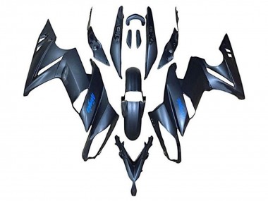 Carenados Moto Kawasaki Ninja 650 EX650 2009-2011 - Negro Mate Azul Fábrica