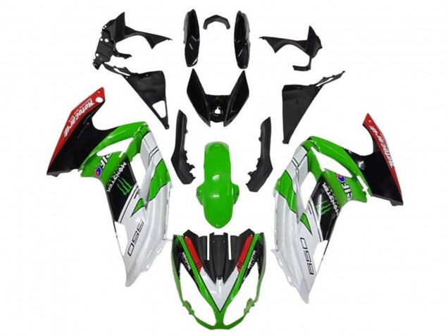 Carenados Moto Kawasaki Ninja 650 EX650 2012-2016 - Blanco Verde Negro Rojo Monstruo Fábrica