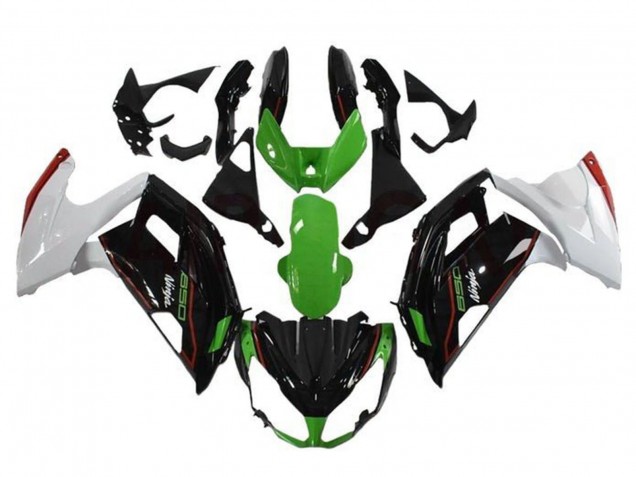 Carenados Moto Kawasaki Ninja 650 EX650 2012-2016 - Verde Negro Blanco Rojo Fábrica