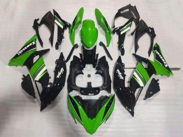 Carenados Moto Kawasaki Ninja 650 EX650 2017-2019 - Verde Negro Blanco Fábrica