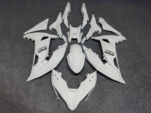 Carenados Moto Kawasaki Ninja 650 EX650 2017-2019 - Blanco Negro Fábrica