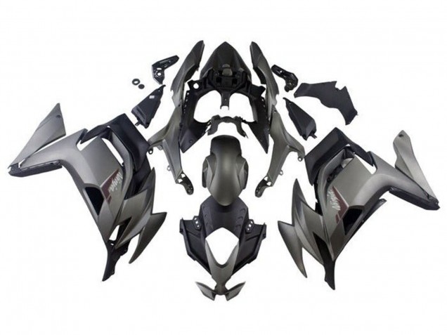 Carenados Moto Kawasaki Ninja 650 EX650 2020-2025 - Gris Mate Negro Mate Fábrica
