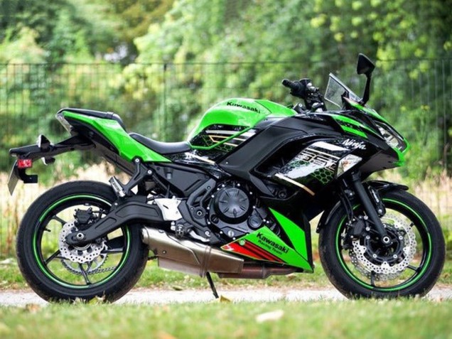 Carenados Moto Kawasaki Ninja 650 EX650 2020-2025 - Verde Negro Rojo Honeycomb Fábrica