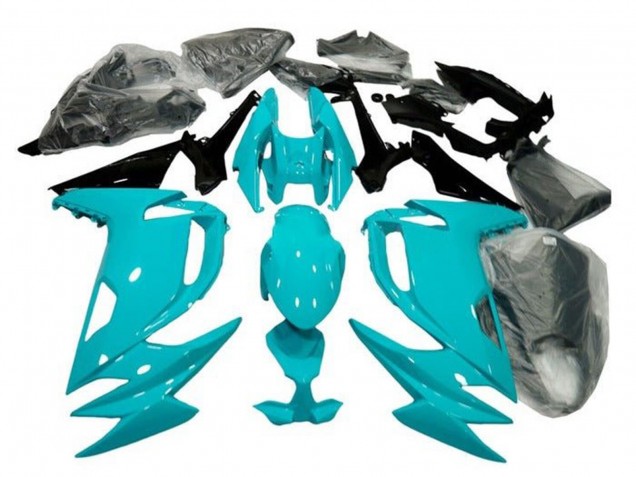 Carenados Moto Kawasaki Ninja 650 EX650 2020-2025 - Azul Claro Negro Fábrica