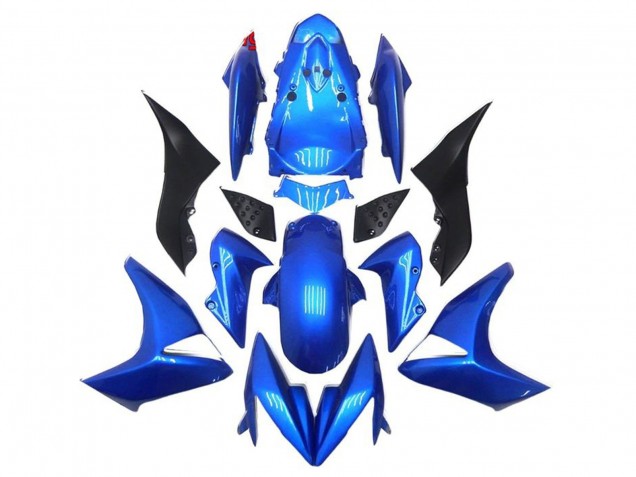 Carenados Moto Kawasaki Z1000 2007-2009 - Azul Negro Fábrica