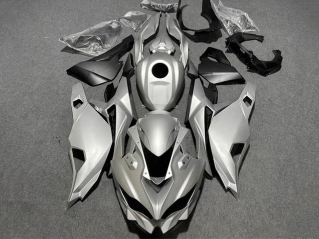 Carenados Moto Kawasaki ZX25R ZX-25R 2019-2025 - Plata Brillante Negro Mate Fábrica