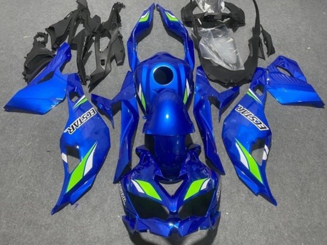 Carenados Moto Kawasaki ZX25R ZX-25R 2019-2025 - Azul Verde Ecstar Fábrica