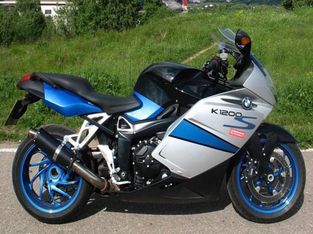 Carenados Moto BMW K1200S 2005-2010 - Plata Azul Negro Fábrica