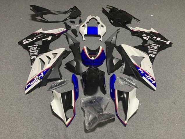 Kits Carenado Moto BMW S1000RR 2009-2014 - Blanco Rojo Azul Negro Brillante HP Fábrica