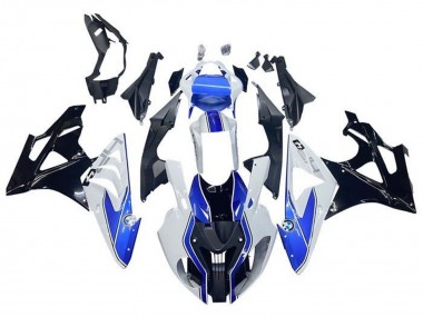 Carenados Moto BMW S1000RR 2009-2014 - Blanco Azul Negro Brillante HP Fábrica