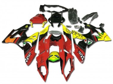 Carenados Moto BMW S1000RR 2009-2014 - Amarillo Rojo Negro Tiburón Fábrica