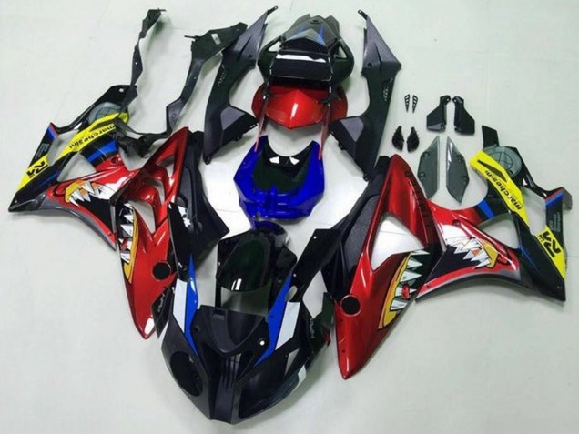 Carenados Moto BMW S1000RR 2009-2014 - Rojo Azul Amarillo Negro Tiburón Fábrica