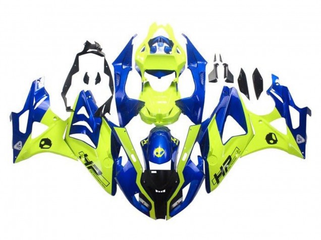 Carenados Moto BMW S1000RR 2009-2014 - Azul Amarillo HP Fábrica