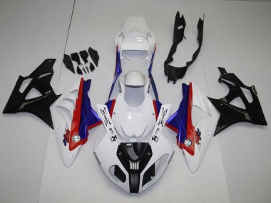 Kits Completo Carenado Moto BMW S1000RR 2009-2014 - Blanco Rojo Azul Negro Brillante Fábrica