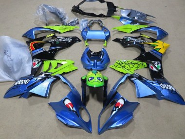 Carenados Moto BMW S1000RR 2009-2014 - Azul Verde Negro Tiburón Fábrica