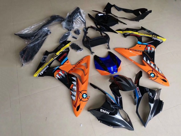Carenados Moto BMW S1000RR 2009-2014 - Amarillo Azul Naranja Negro Tiburón Fábrica