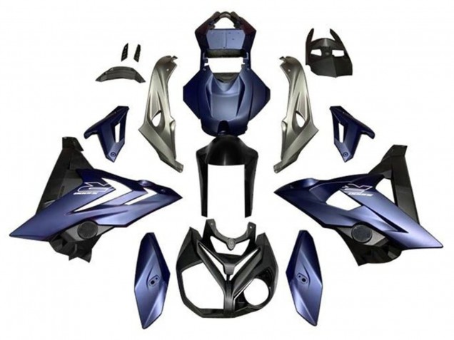 Carenados Moto BMW S1000RR 2015-2016 - Plata Azul Mate Negro Mate Fábrica