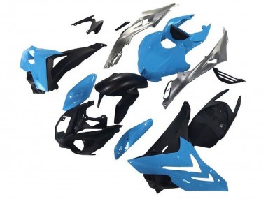 Carenados Moto BMW S1000RR 2015-2016 - Plata Azul Negro Mate Fábrica