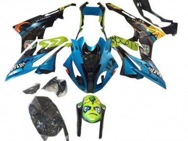 Carenados Moto BMW S1000RR 2015-2016 - Amarillo Azul Negro Tiburón Fábrica