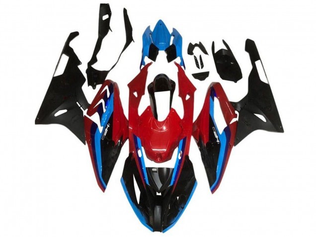 Carenados Moto BMW S1000RR 2015-2016 - Rojo Azul Negro Raya Fábrica