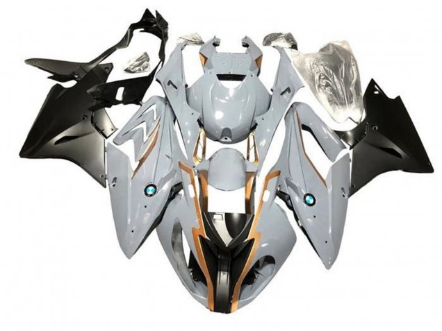 Carenados Moto BMW S1000RR 2015-2016 - Nardo Gris Oro Negro Mate Fábrica