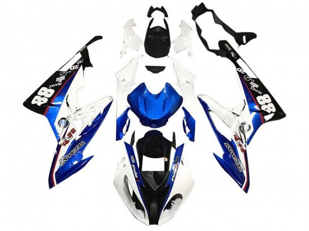 Carenados Moto BMW S1000RR 2017-2018 - Blanco Azul Negro Fábrica
