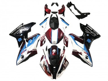 Carenado Moto BMW S1000RR 2017-2018 - Blanco Azul Rojo Negro Brillante Fábrica