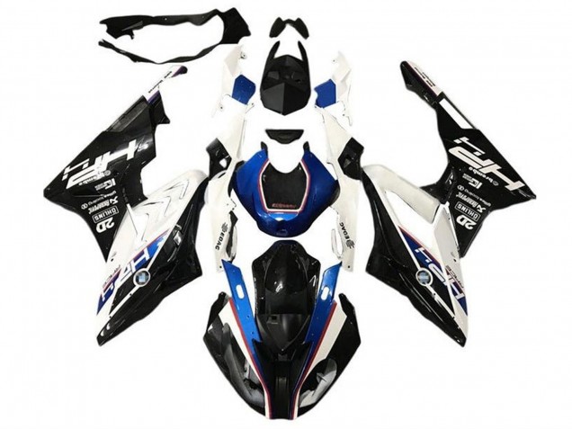 Carenados Moto BMW S1000RR 2017-2018 - Blanco Azul Negro Brillante HP Fábrica
