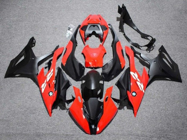 Carenado Moto BMW S1000RR 2019-2022 - Rojo Blanco Negro Mate Fábrica